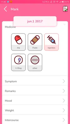 Period Tracker android App screenshot 10